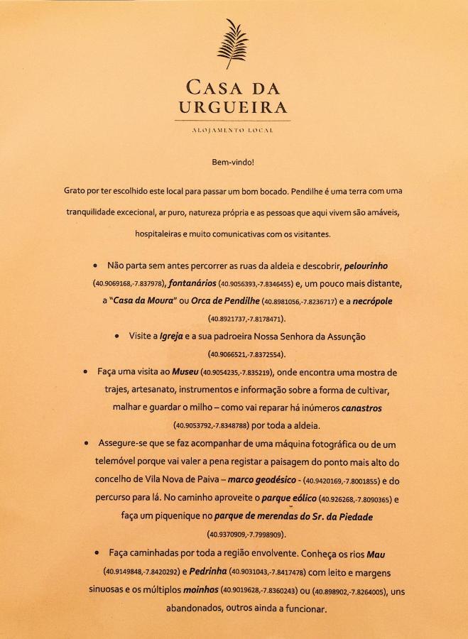 Villa Casa Urgueira Pendilhe Esterno foto